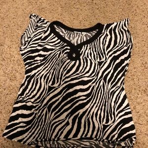 Zebra top